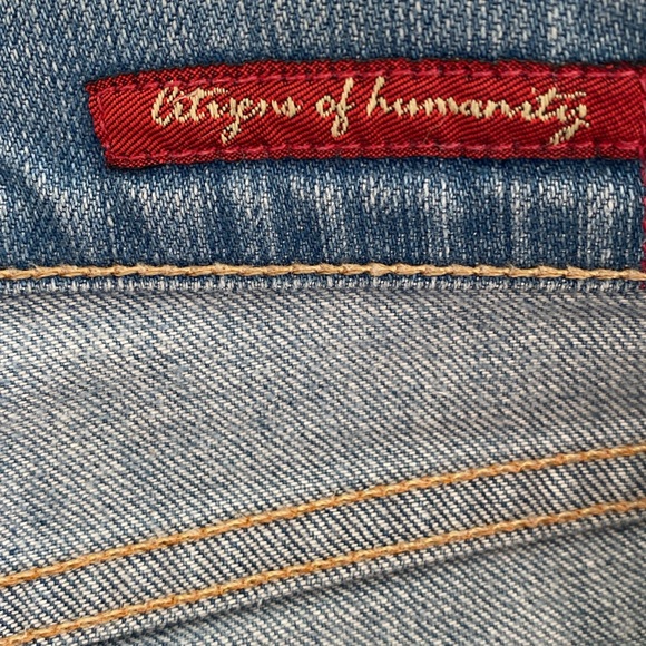 Citizens of Humanity Jeans Kelly Low Waist #001 Boot Cut Stretch - Picture 5 of 8